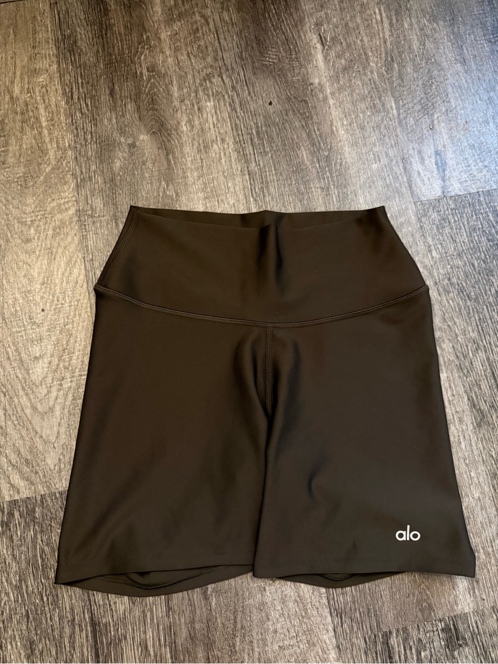ALO Yoga Black High-Waist Bike Shorts